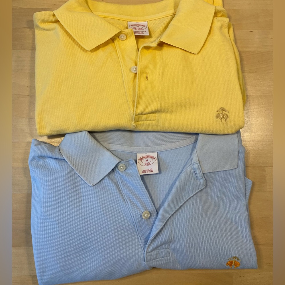 Set of 2 Brooks Bros Cotton Polos